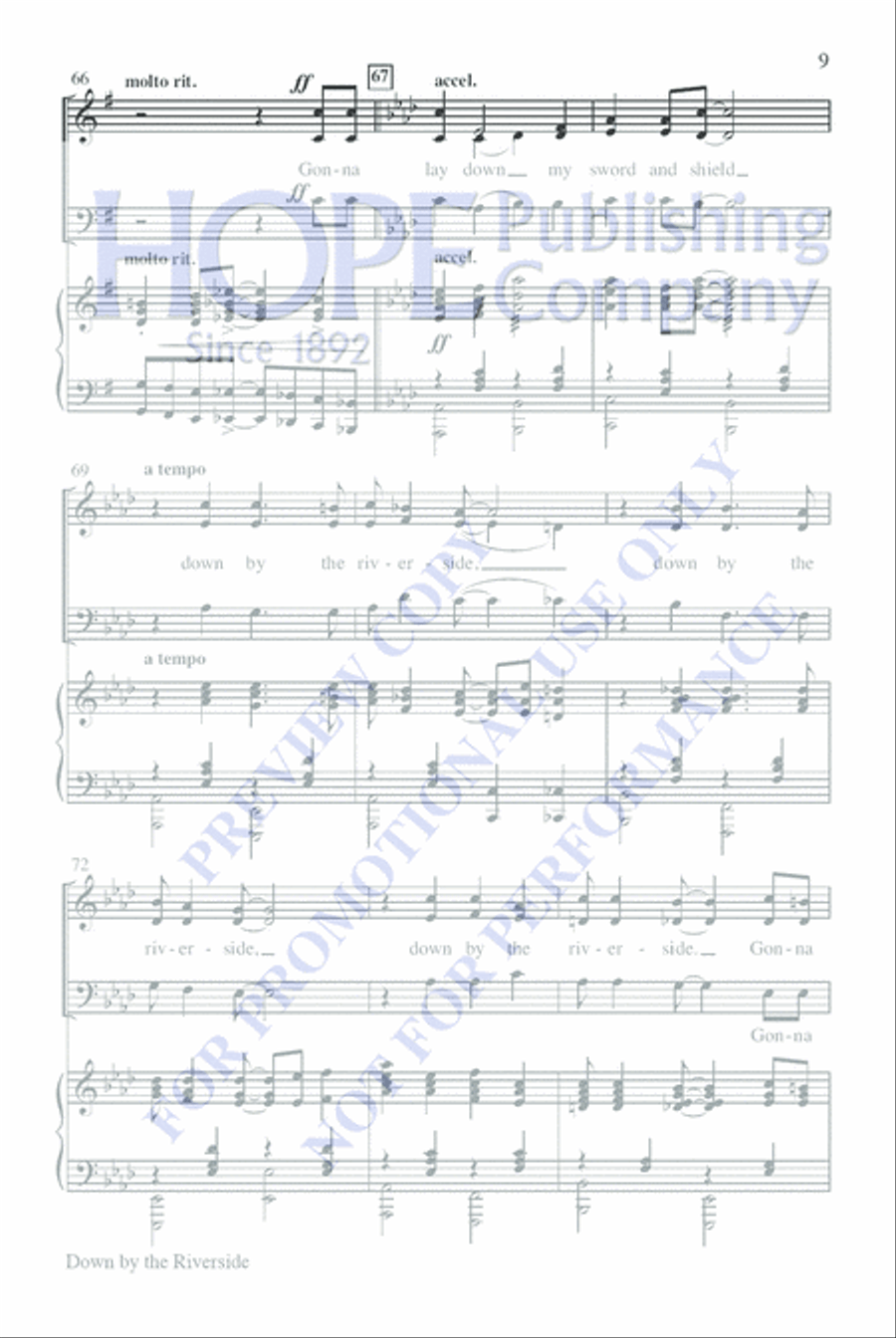Gospel Greats 3-Part scores gallery preview page 10
