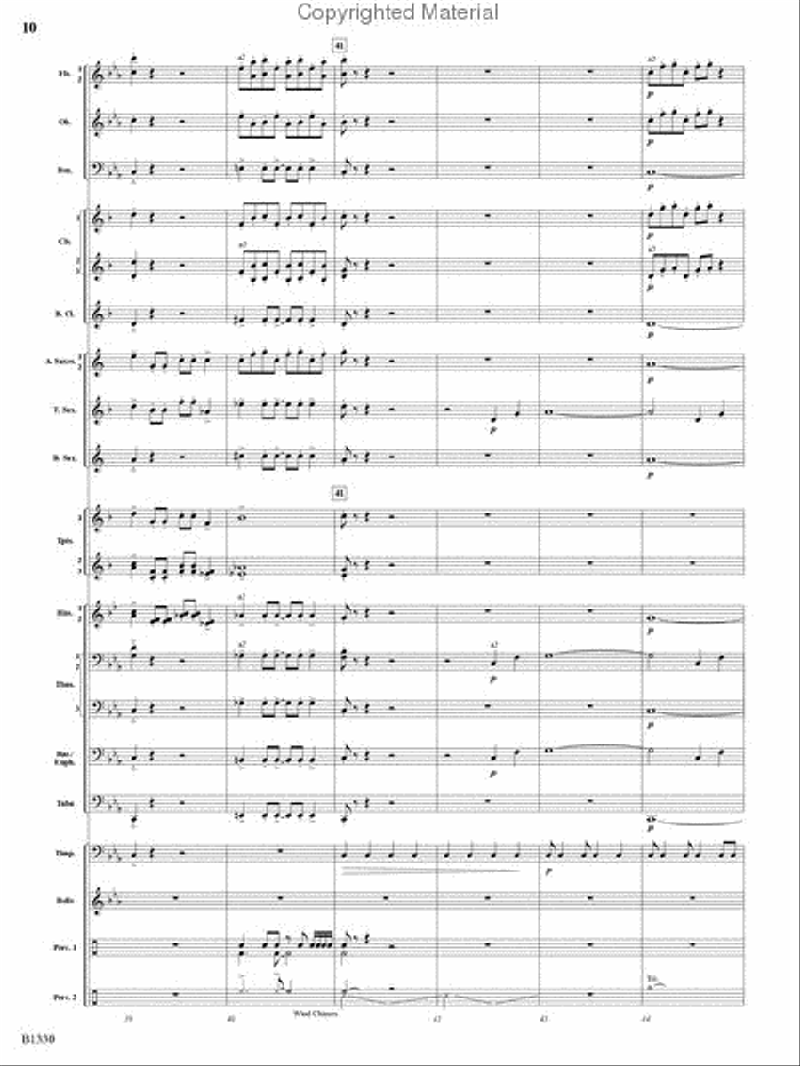 Raiders of the High Seas Concert Band scores gallery preview page 9
