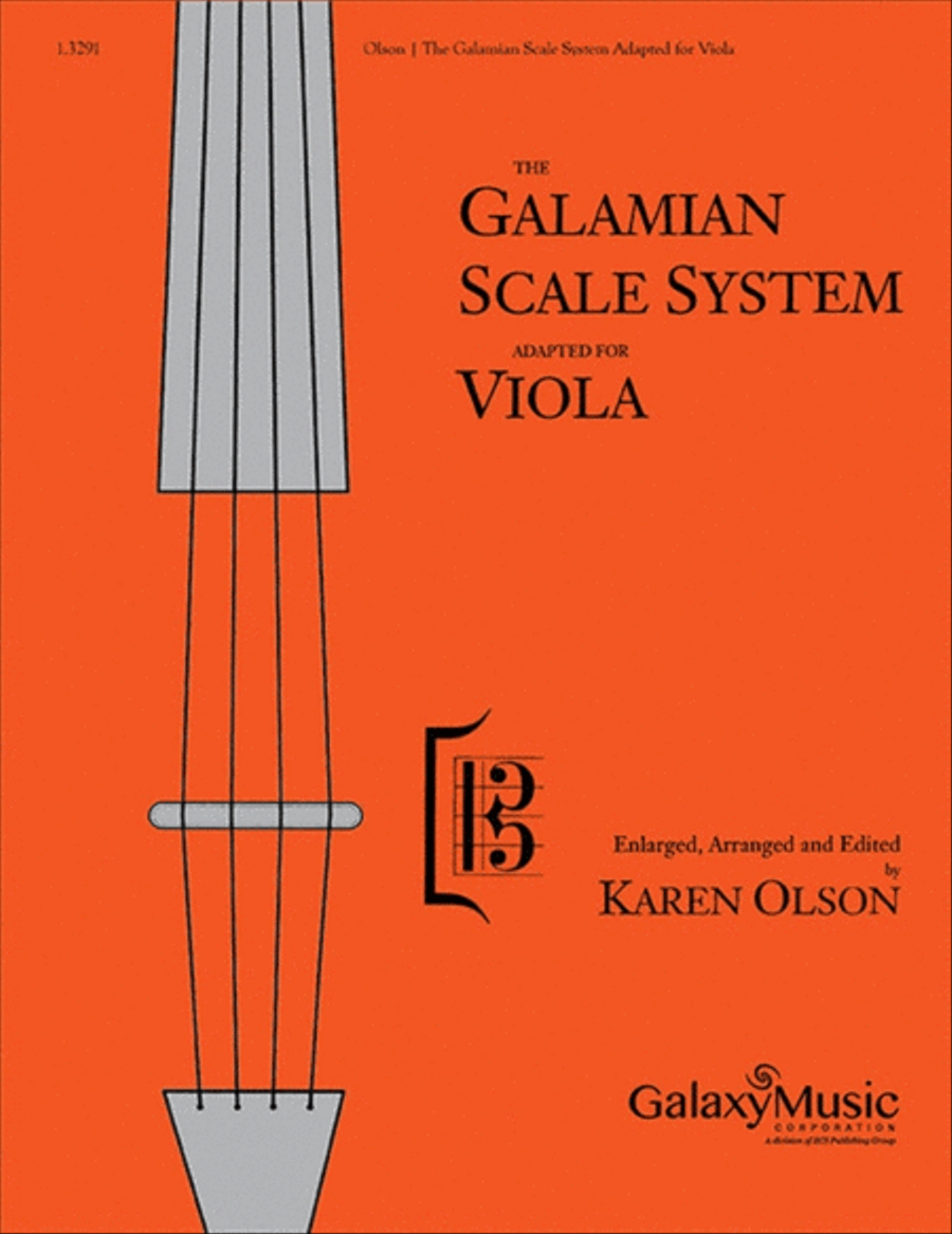 Book cover for The Galamian Scale System For Viola