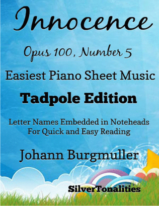 Innocence Opus 100 Number 5 Easiest Piano Sheet Music 2nd Edition