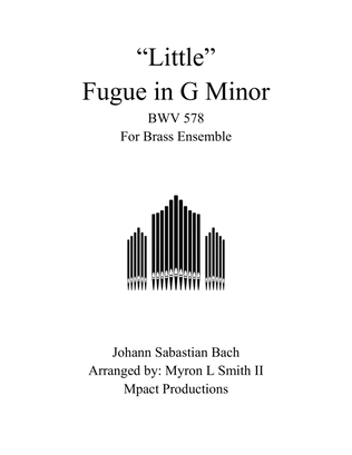 "Little" Fugue in G minor