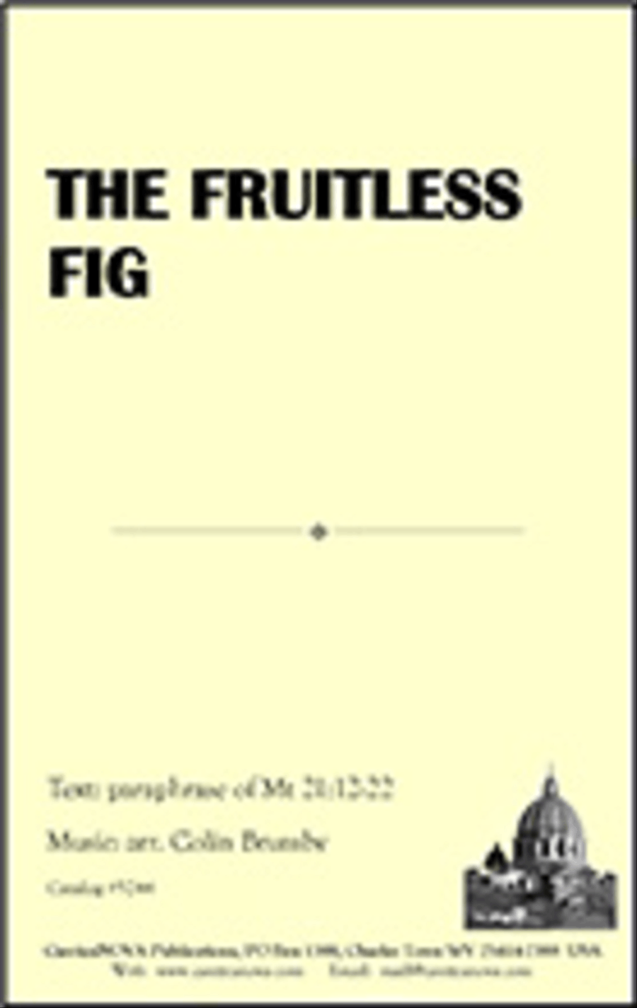 The Fruitless Fig The Fruitless Fig 4-Part scores gallery preview page 1