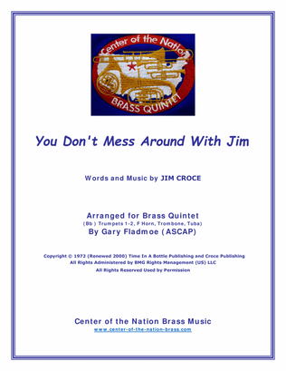 Book cover for You Don't Mess Around With Jim