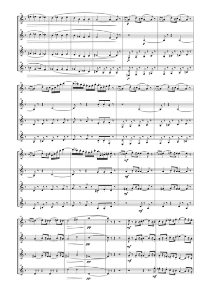 Carmen Suite No. 2 for Clarinet Quartet image number null