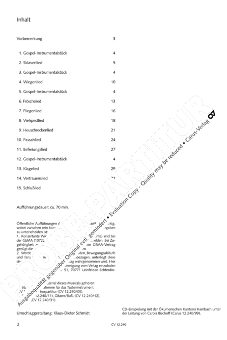Israel in Agypten Children's Choir scores gallery preview page 3