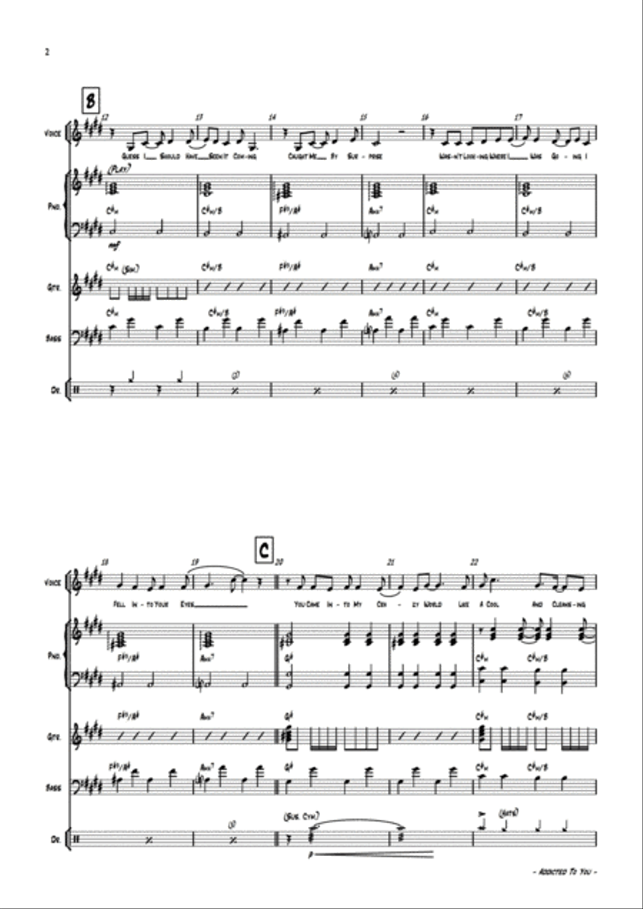 Addicted To You Addicted To You Small Ensemble scores gallery preview page 5