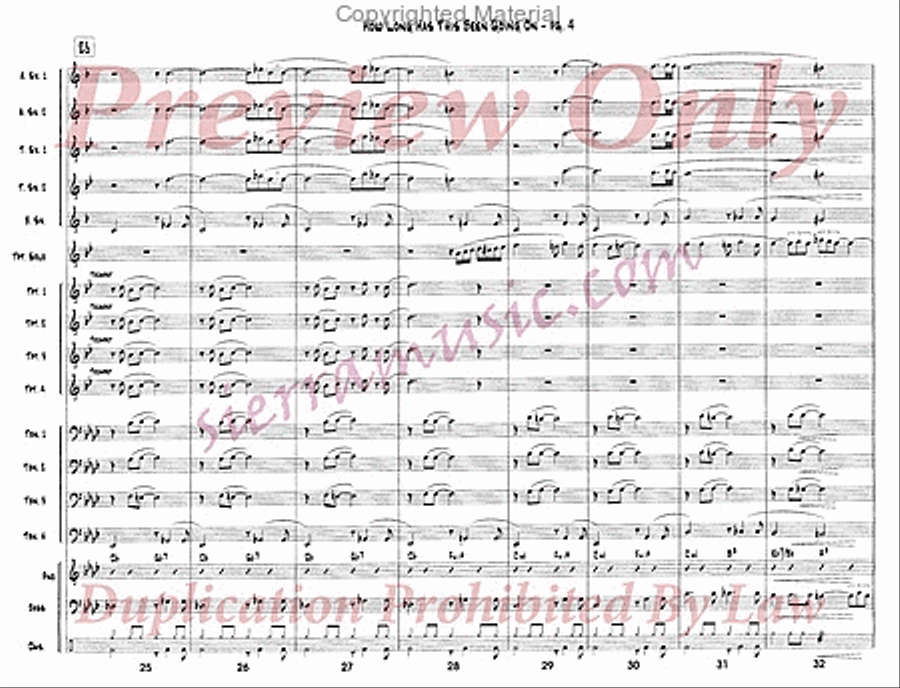How Long Has This Been Going On Jazz Ensemble scores gallery preview page 5