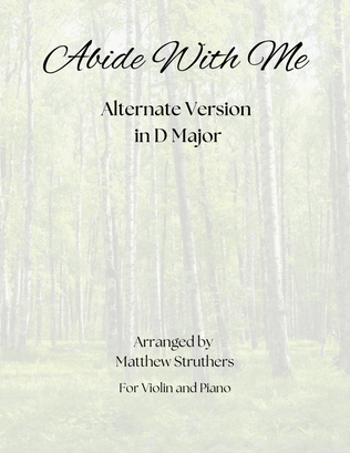 Abide With Me - For Violin and Piano (Alternate Version)