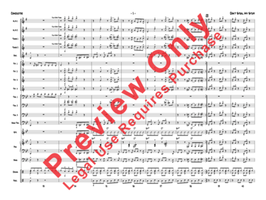 Don't Steal My Stuff Don't Steal My Stuff Jazz Ensemble scores gallery preview page 28