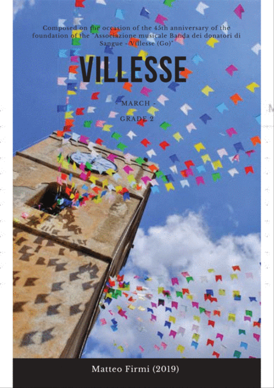Villesse - concert march Concert Band scores gallery preview page 1