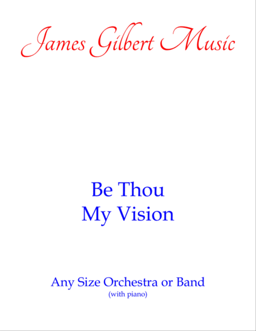Be Thou My Vision (Any Size Church Orchestra Series) Small Ensemble scores gallery preview page 1