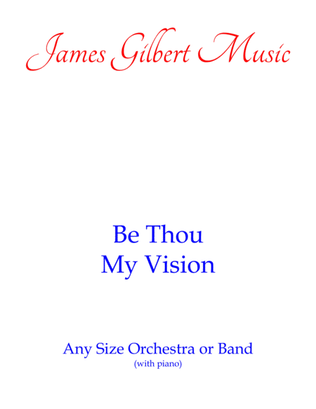 Book cover for Be Thou My Vision (Any Size Church Orchestra Series)