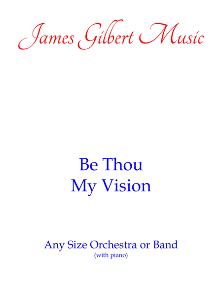 Be Thou My Vision (Any Size Church Orchestra Series) image number null
