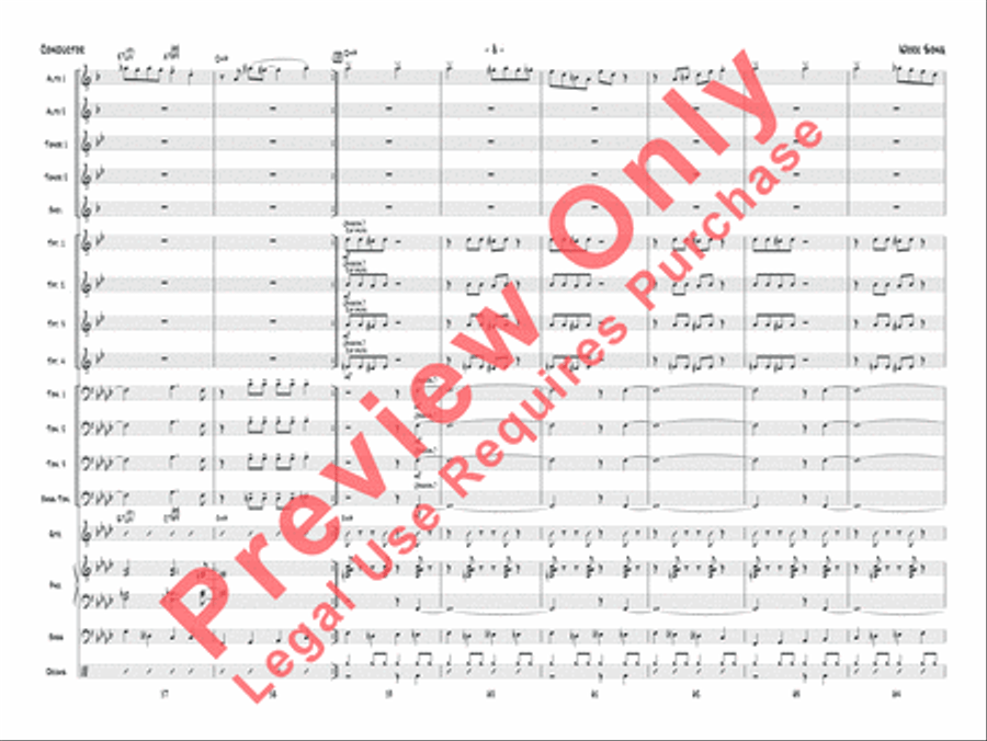 Work Song Jazz Ensemble scores gallery preview page 29