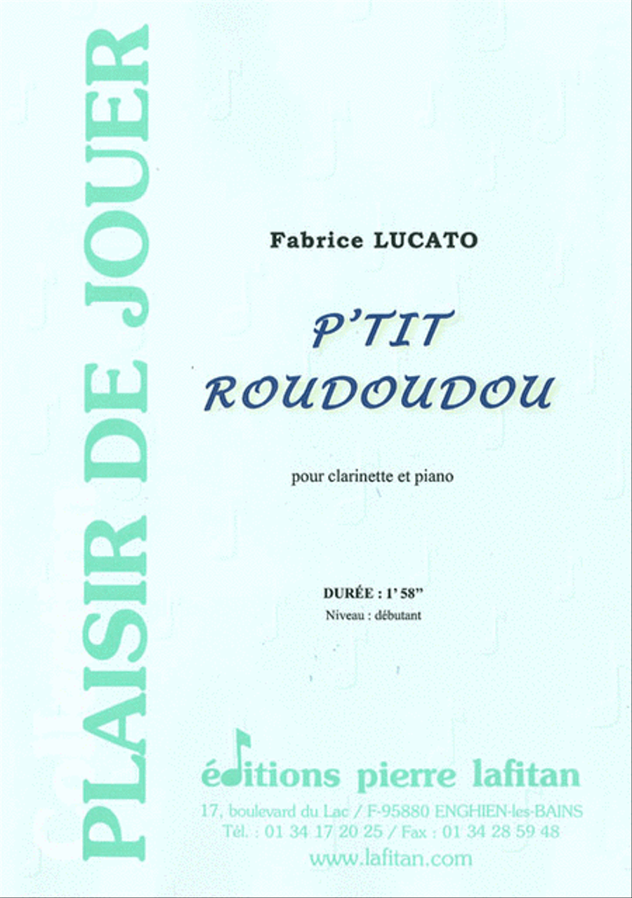 P'Tit Roudoudou Clarinet Solo scores gallery preview page 1