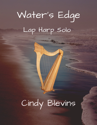 Book cover for Water's Edge, Solo for Lap Harp