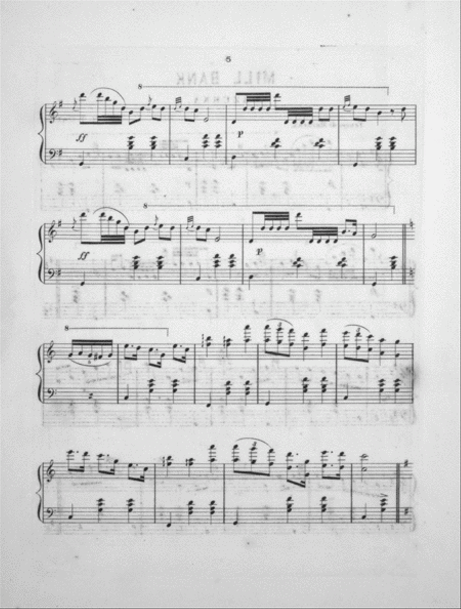 Mill Bank Mazurka Piano Solo scores gallery preview page 3