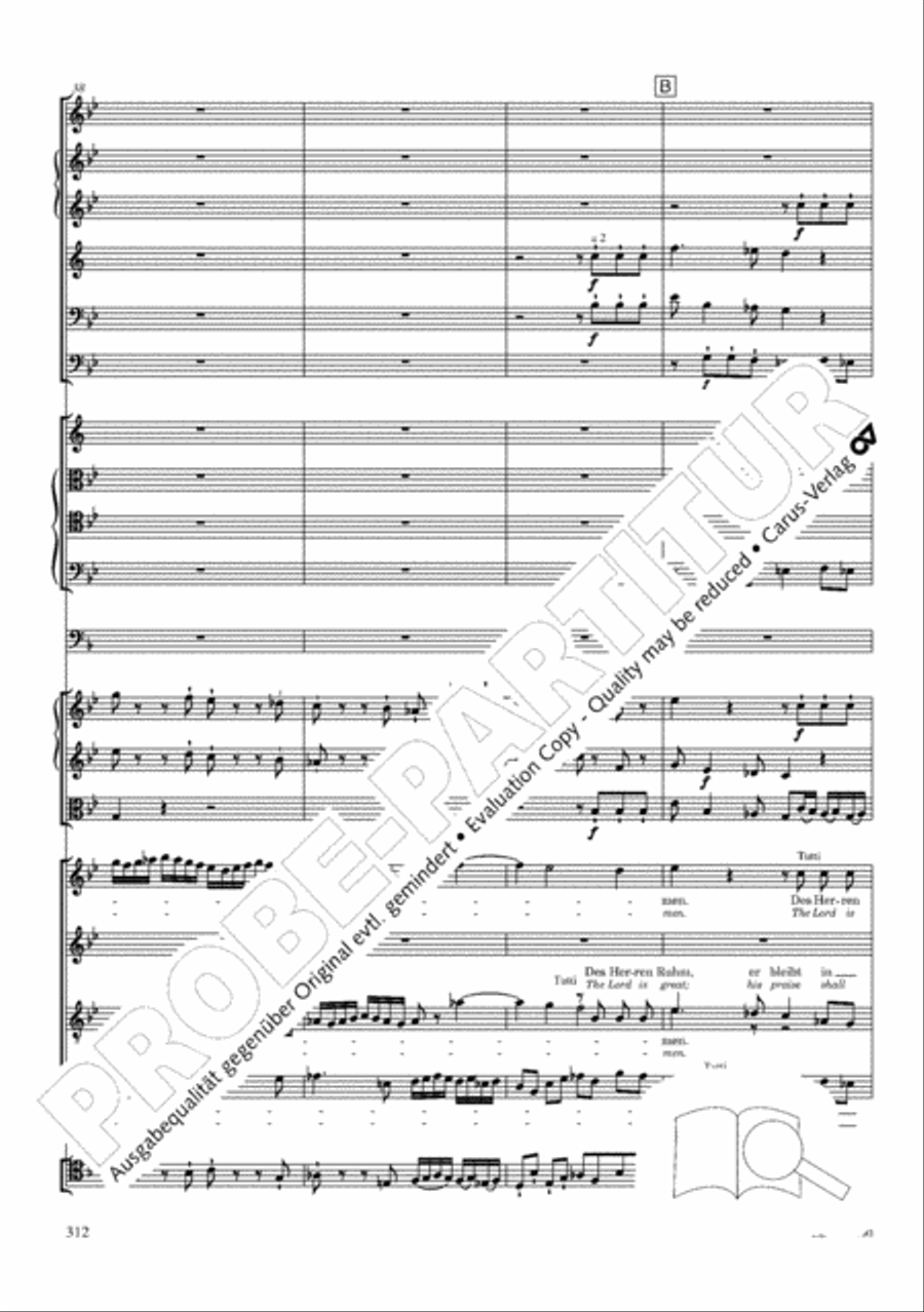 The Creation (Die Schopfung) 4-Part scores gallery preview page 332