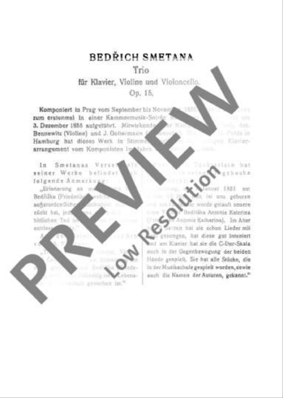 Piano Trio G minor Piano Trio scores gallery preview page 4