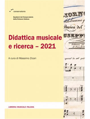 Didattica musicale e ricerca - 2021