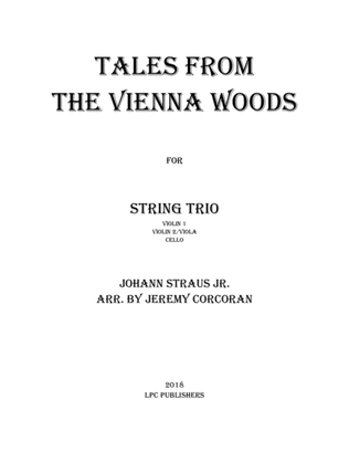 Book cover for Tales From the Vienna Woods for String Trio