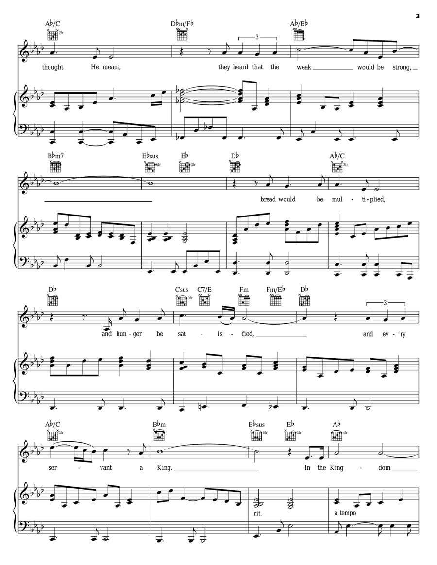 Unshakable Kingdom Unshakable Kingdom Acoustic Guitar scores gallery preview page 3