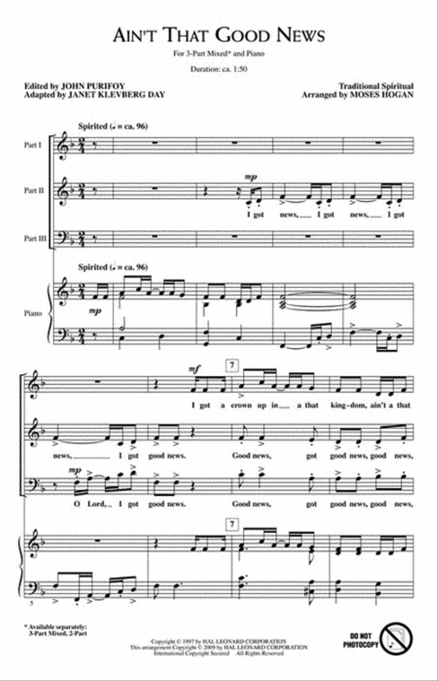 <br>Sheet music extract
