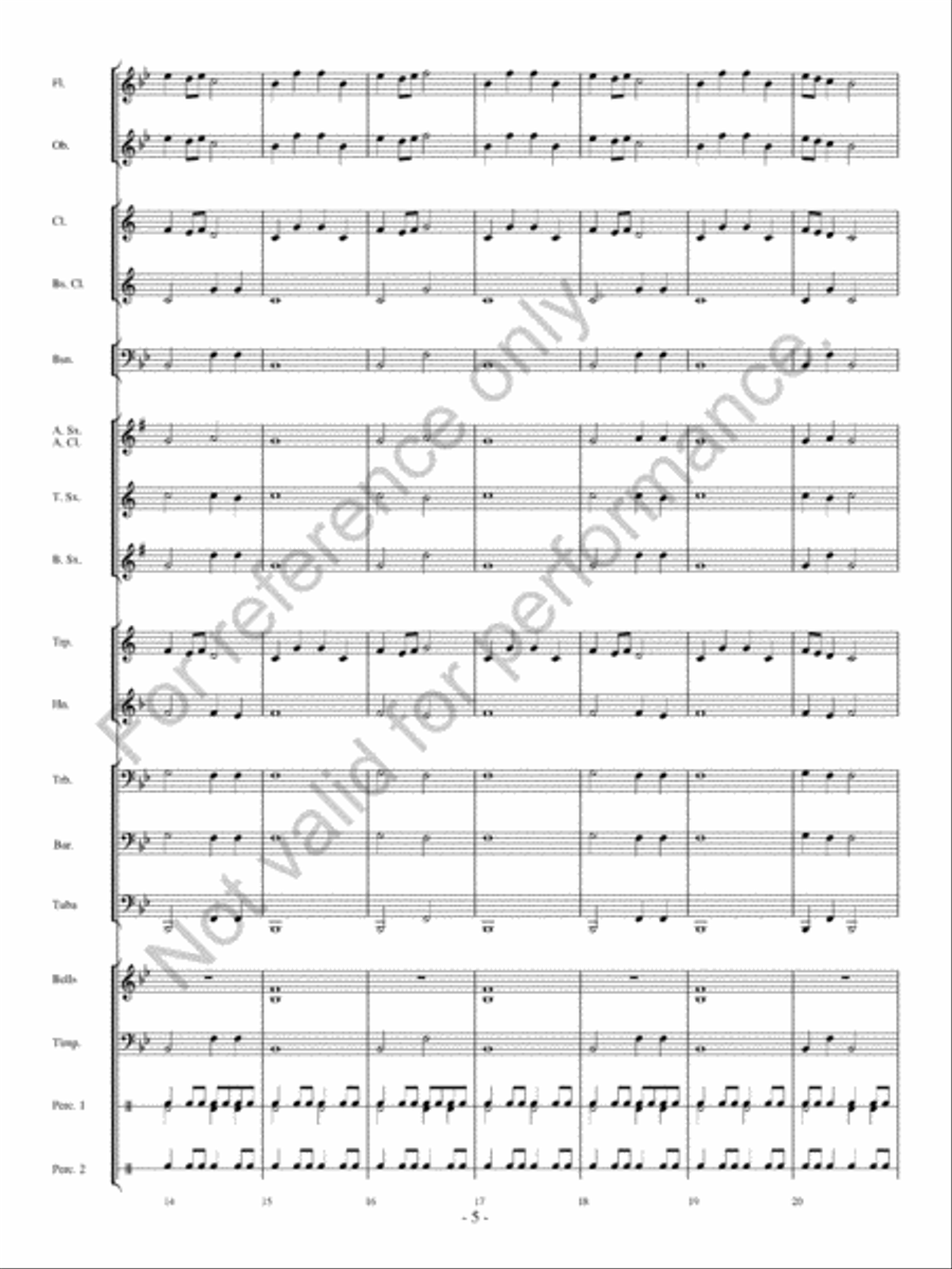 Our First Band Concert Concert Band scores gallery preview page 18