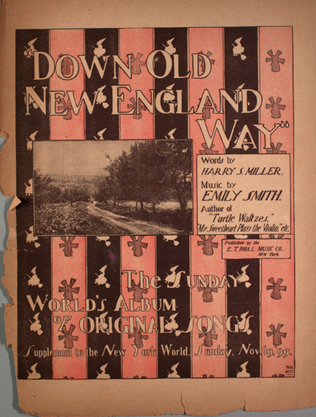 Down Old New England Way. The Sunday World's Album of Original Songs