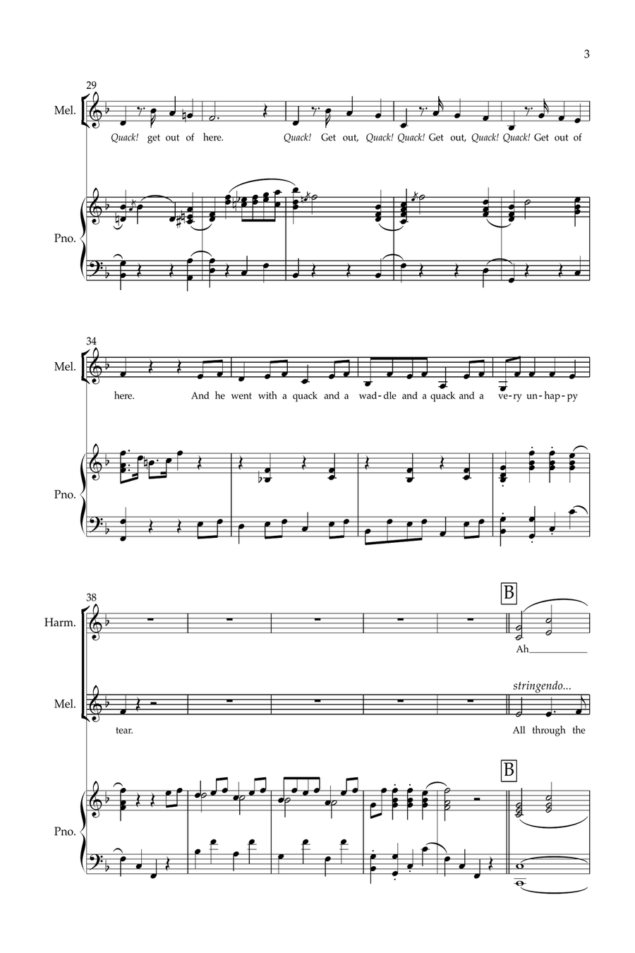 The Ugly Duckling Choir scores gallery preview page 3