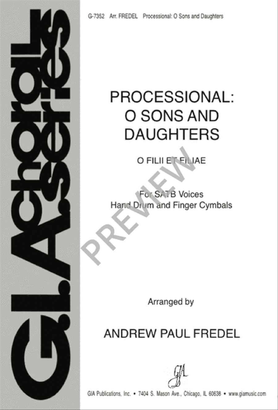 Processional: O Sons and Daughters