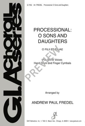 Book cover for Processional: O Sons and Daughters