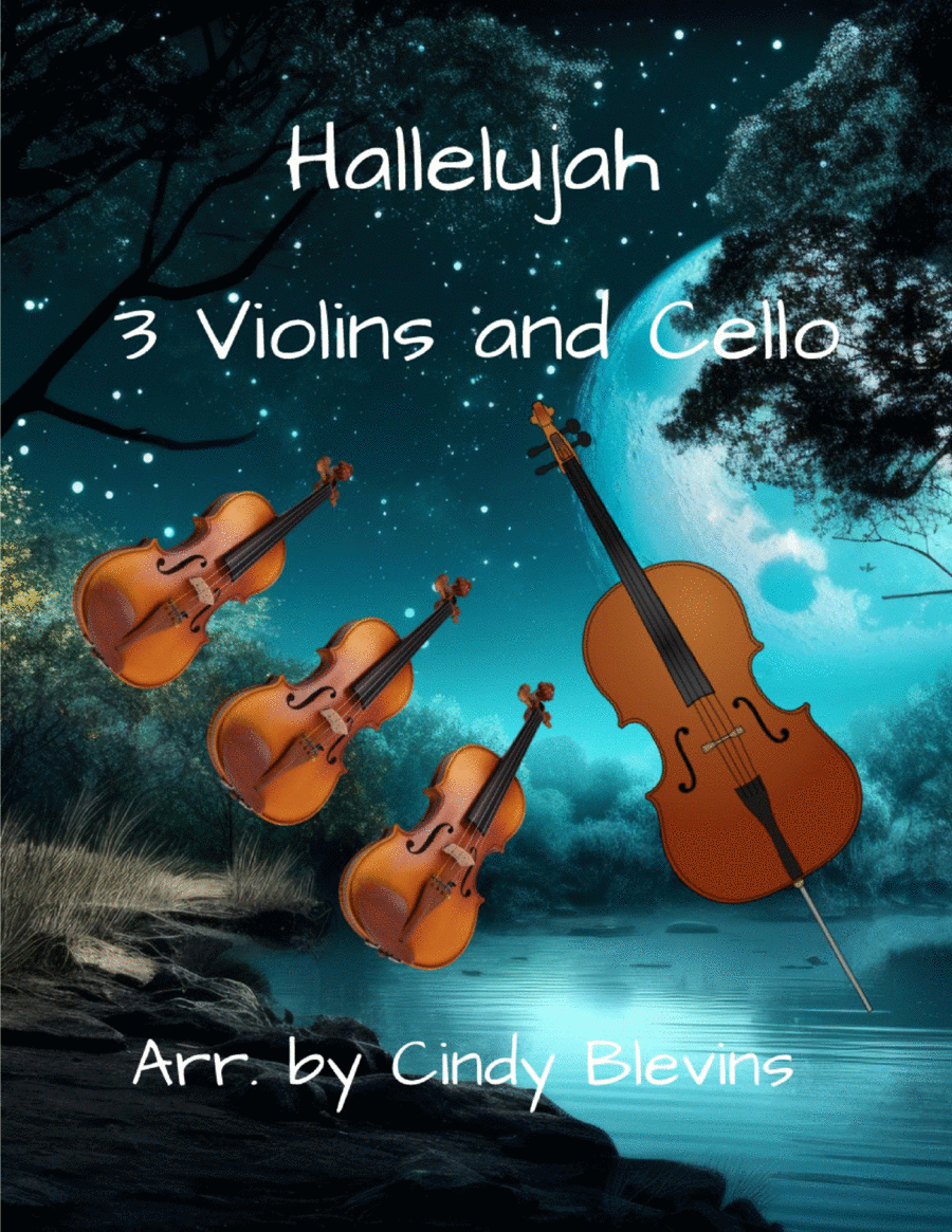 Hallelujah String Quartet scores gallery preview page 1