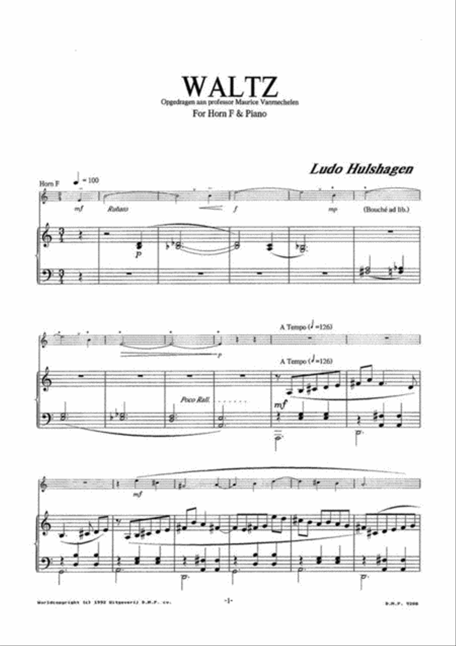 Waltz Horn scores gallery preview page 2