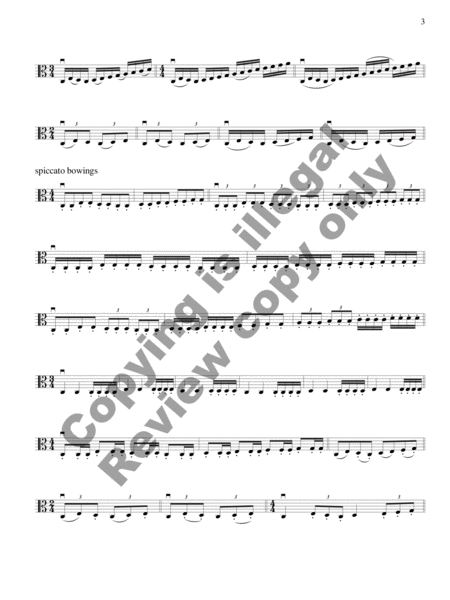 Scales and Arpeggios with Shifting Practice: Viola