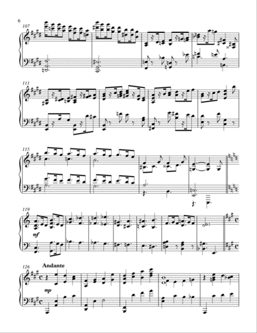 Ballade Piano Solo scores gallery preview page 6