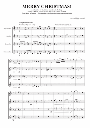 "Merry Christmas!" for Saxophone Quartet