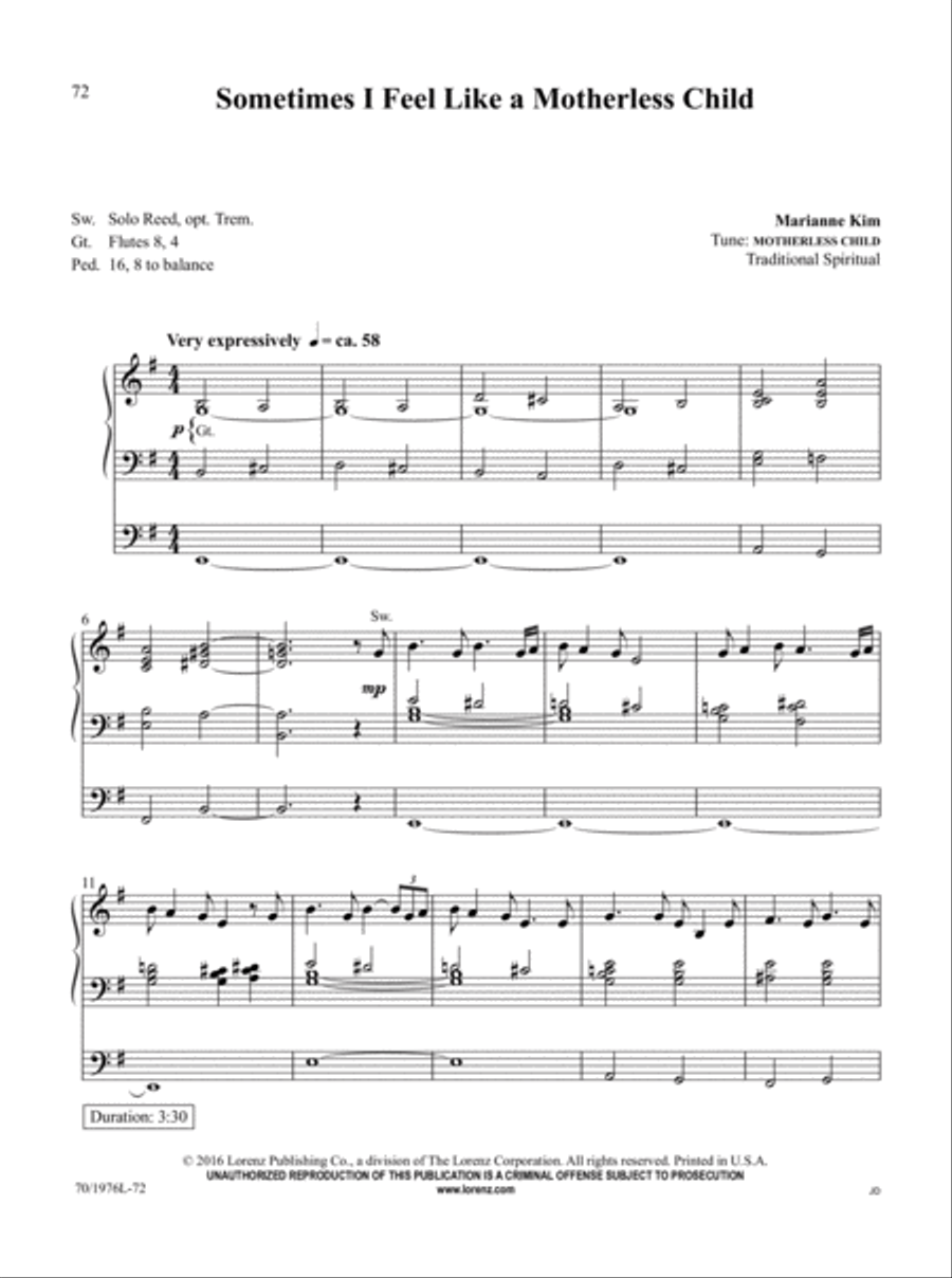 The Organist's Library, Vol. 60 Organ Solo scores gallery preview page 26