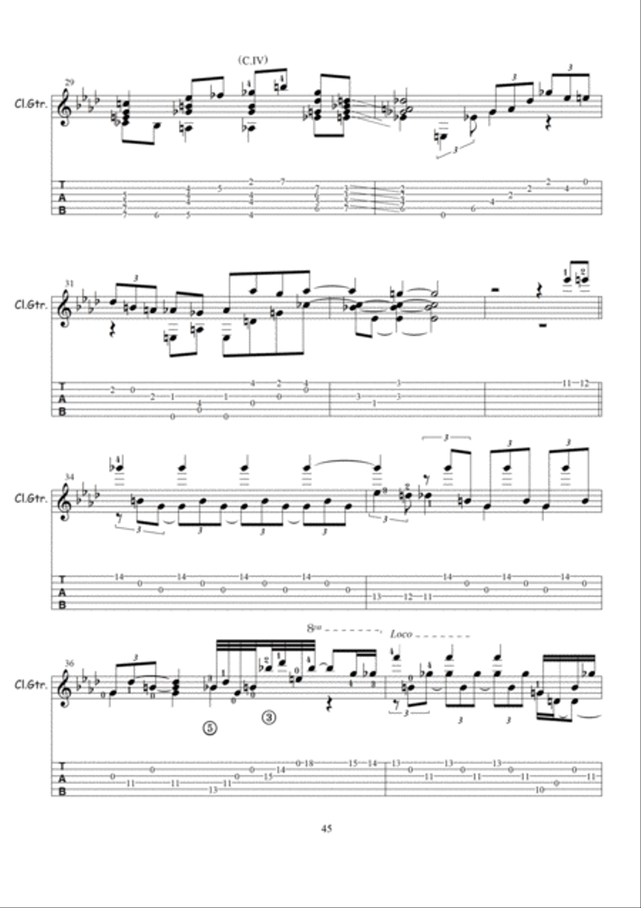 EL FROTHSPHERE EL FROTHSPHERE Electric Guitar scores gallery preview page 4