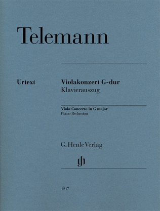Book cover for Viola Concerto in G Major