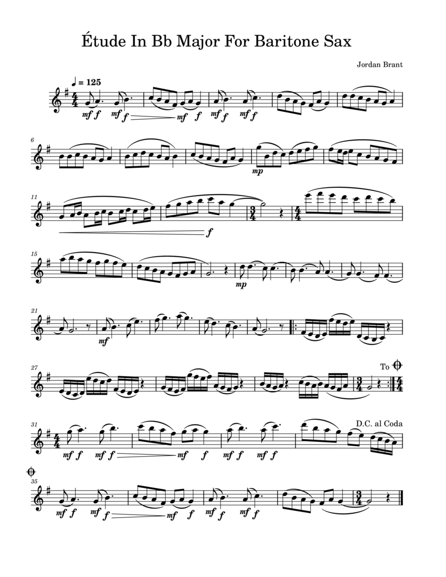 Saxophone etude hotsell