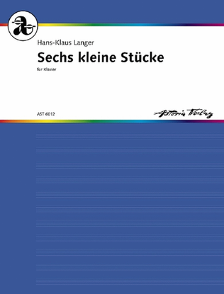 Book cover for Sechs kleine Stücke