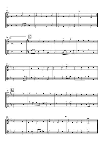 All Glory, Laud, and Honor (for Violin and Viola) - Easter Hymn image number null