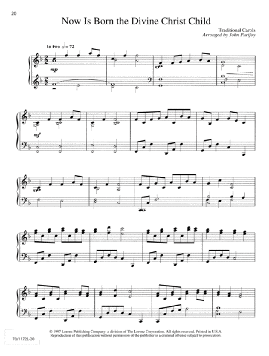 Timeless Carols for a New Age Piano Solo scores gallery preview page 10
