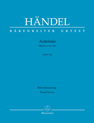 Book cover for Arminio HWV 36