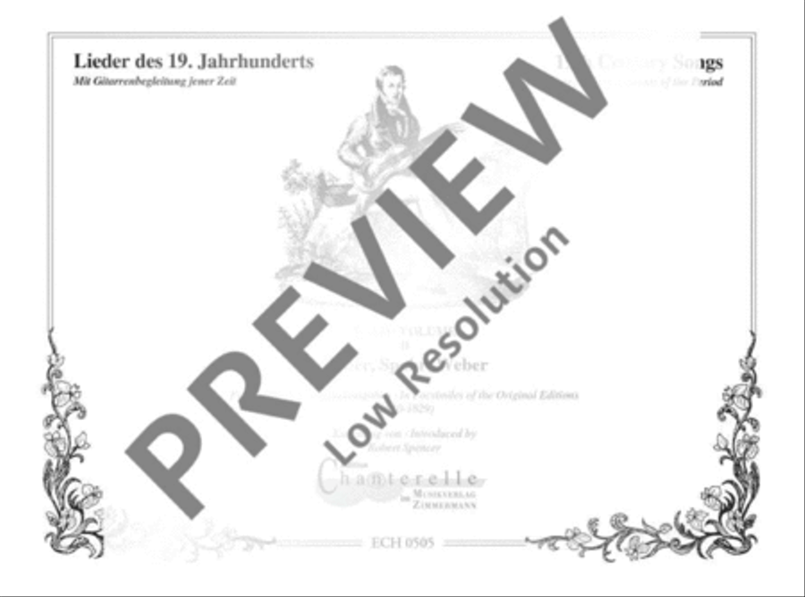 19th Century Songs Voice scores gallery preview page 2