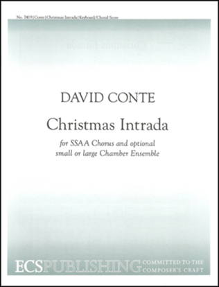 Book cover for Christmas Intrada (Choral Score)