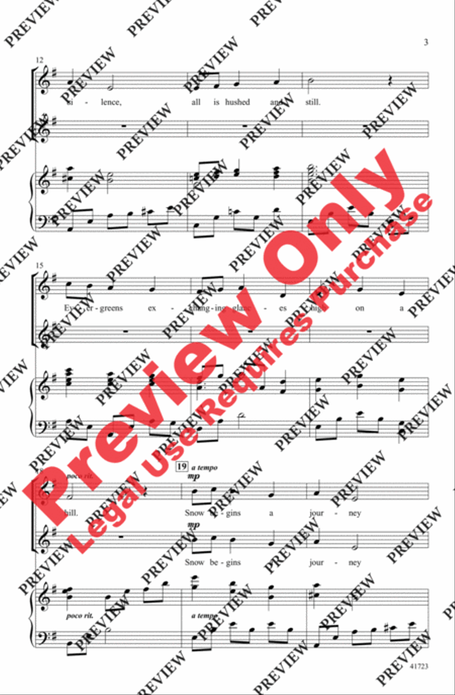 Winter Sings Her Song Winter Sings Her Song Women's Choir scores gallery preview page 3