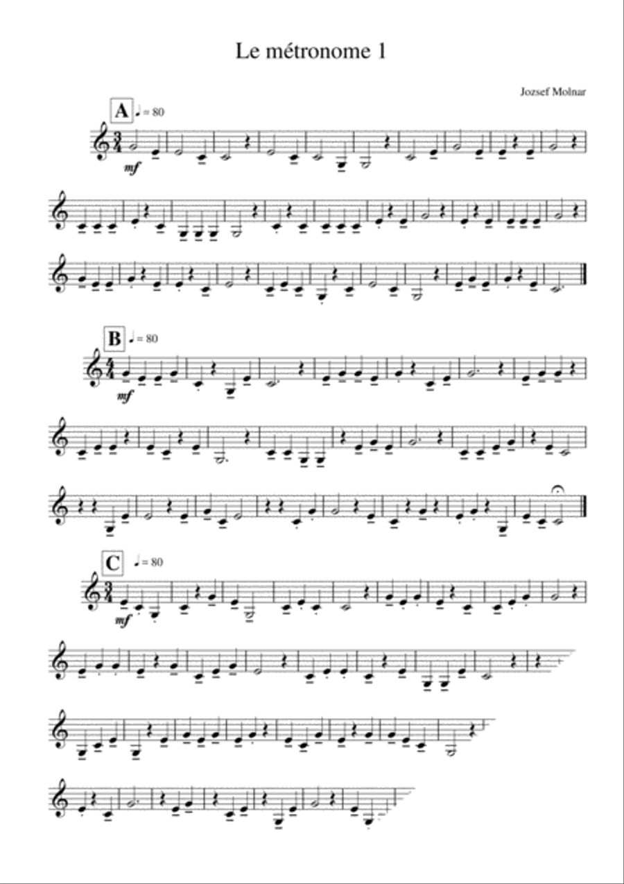 Friperies Alphorn scores gallery preview page 3