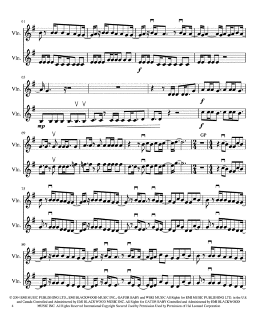 Unwritten String Duet scores gallery preview page 4
